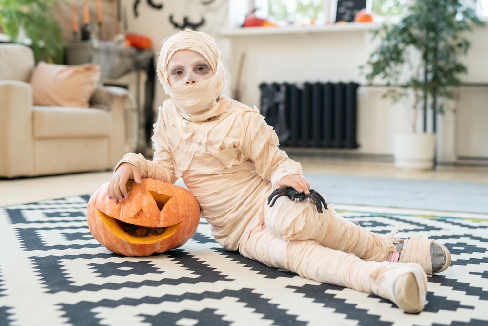 Fantasias assustadores de múmia para homens, fantasia de Halloween