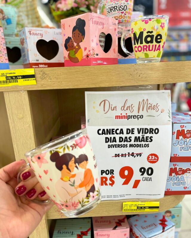 💝 O Dia das Mães está chegando e no MiniPreço você encontra o presente ideal para retribuir todo o carinho dela!

 Tem canecas, air fryer, tapetes, cobertores e muito mais pra fazer bonito nessa data especial.

Passe em uma de nossas lojas ou acesse o site e encontre o mimo perfeito!
#DiaDasMães #PresenteDeMãe #MiniPreço #AchadinhosMini